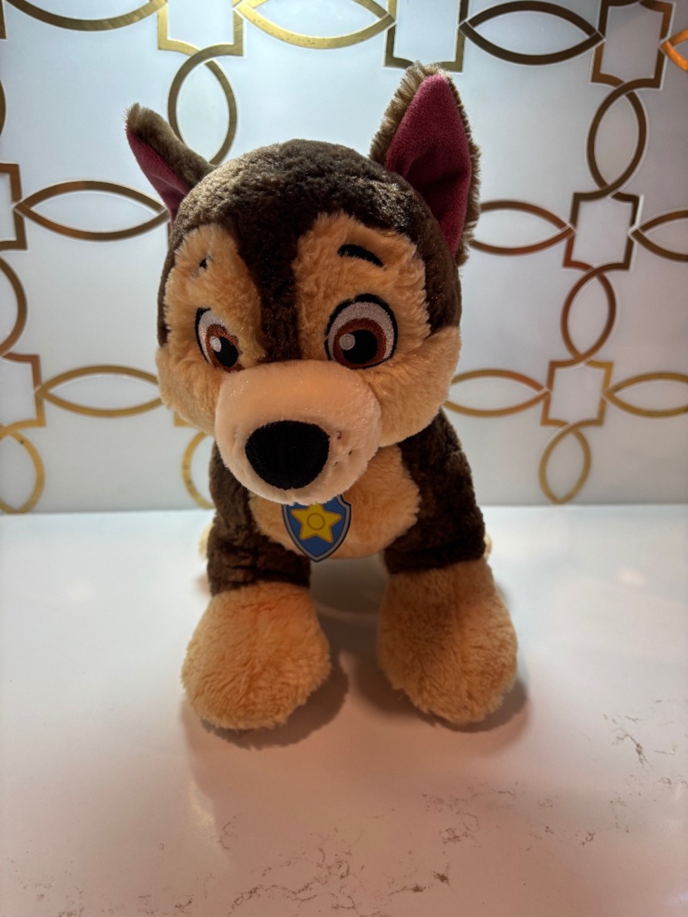 Nickelodeon PAW PATROL Chase Plush Brown Puppy Dog. 13"